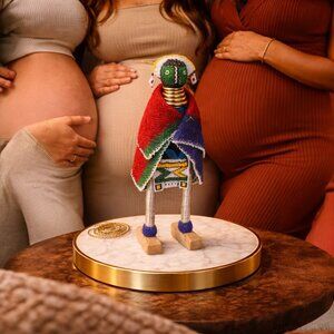 African Ndebele Fertility Tribal Traditional Dress Handcrafted Ceremonial Doll